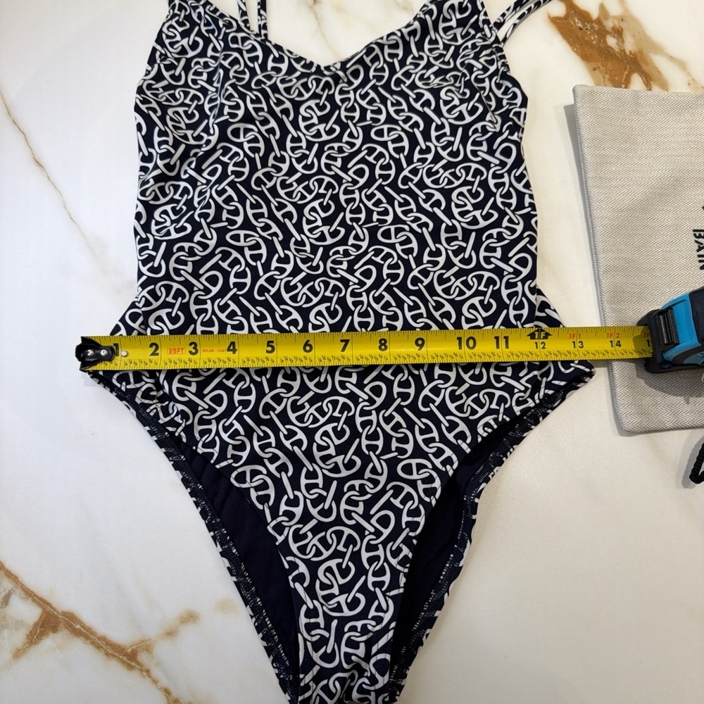 Hermes Swim One Piece in blue  and White - Picture 7 of 11